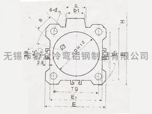 薄型缸筒：SMC